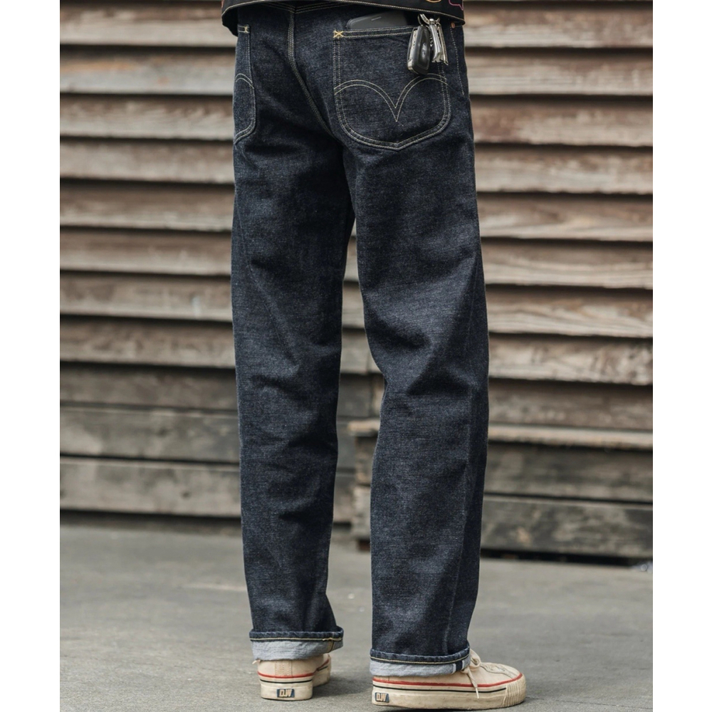 Non Stock 34 Lot 36101BCowboy Buckle Back Jeans Sanforized Selvedge Denim - Picture 7 of 15
